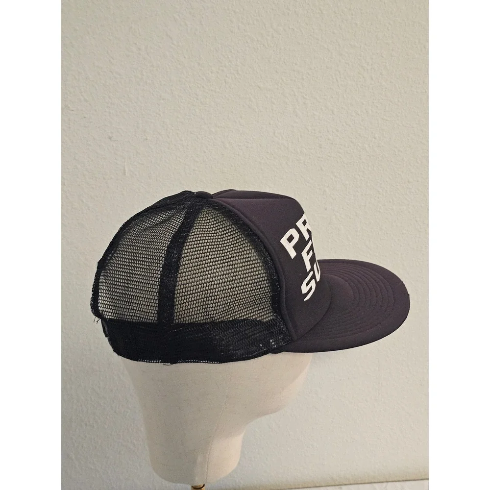 Pray For Surf Trucker Hat Black Mesh Snapback Foam Front Made in USA Hat